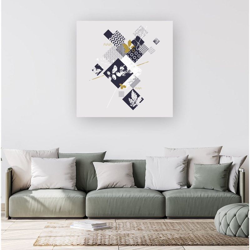Abstract Botanical - Wrapped Canvas Print