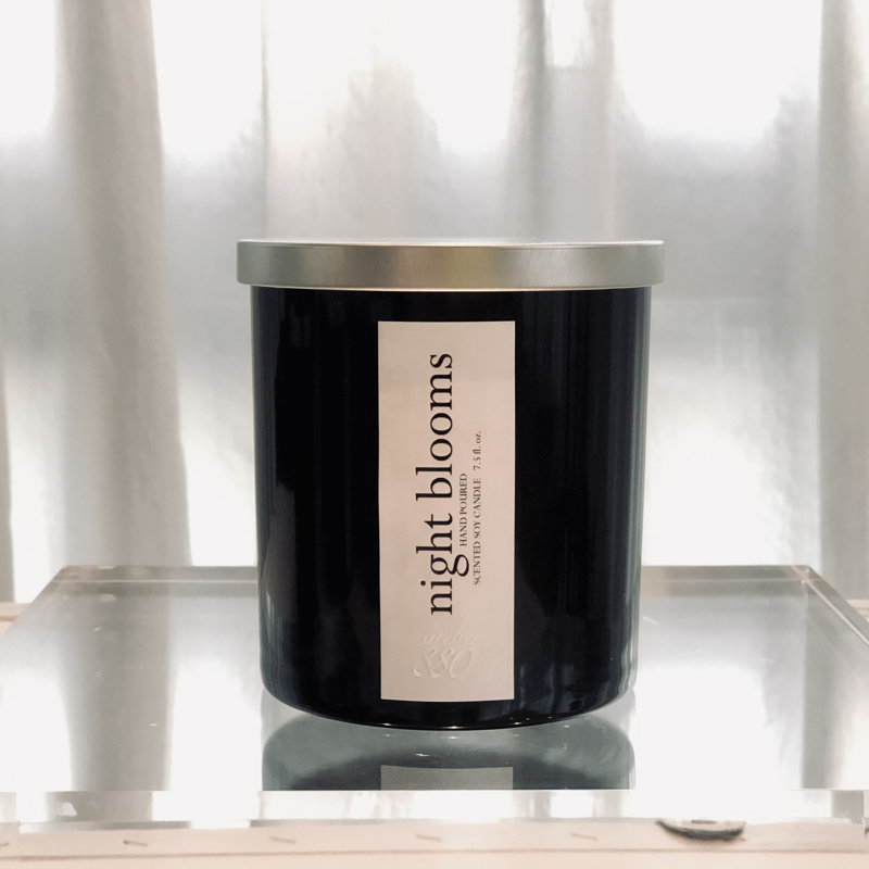 Dark Collection Night Blooms Scented Jar Candle