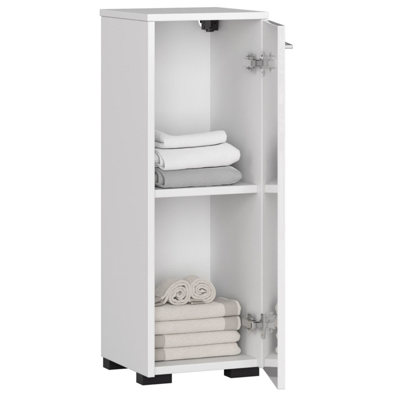 Espyn Bathroom Cabinet, White/White Gloss