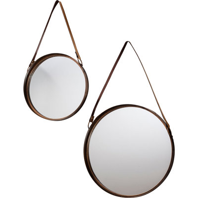 Camelot Metal Flat Wall Mirror
