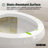 21'' Extra Tall Toilet Comfortable SeatHeight 1.28 GPF Elongated Floor Mounted Two-Piece Toilet (Seat Included)-101884384