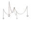 144" Wide Castiliolite Bola 4 Light Chandelier