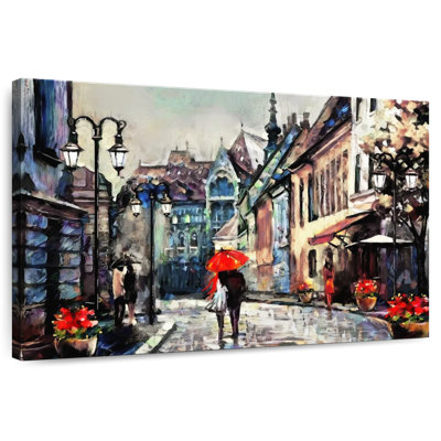 Sireci Couple Under Umbrella