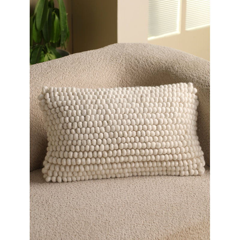 Modern Boho Handmade Accent Pillow Cover 12X20"