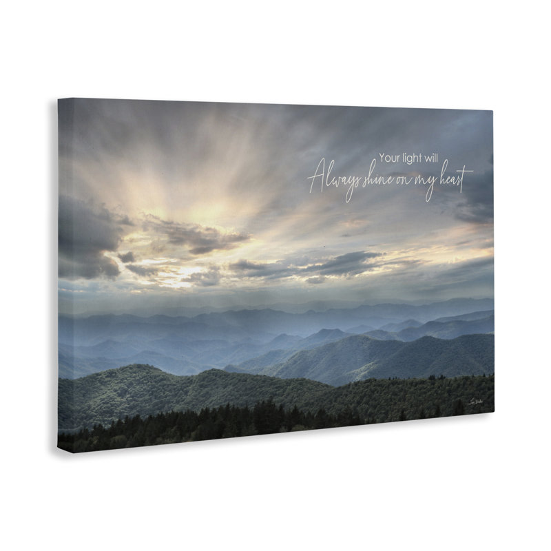 «Light Will Always Shine Landscape Canvas», conception par Lori Deiter, H 24 po x l 36 po