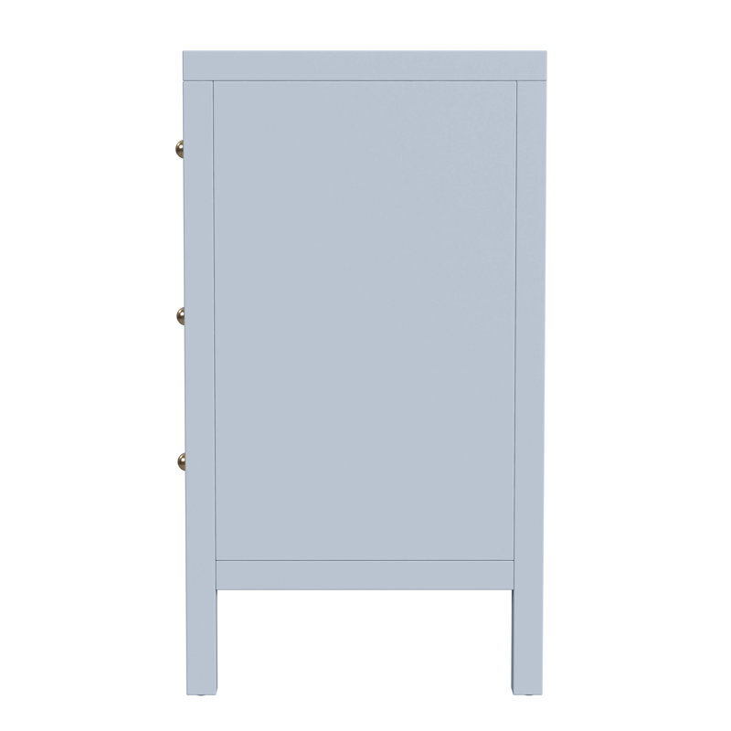 Nora 6-Drawer Dresser, Light Blue
