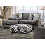 Repose-pieds contemporain avec design dynamique et sièges à ressorts ensachés (finition multi)-1678751398