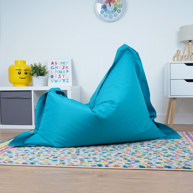 Outdoor Friendly Bean Bag Lounger, Blue