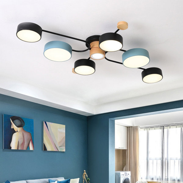 Ivy Bronx Kenyotta LED Semi Flush Mount | Wayfair