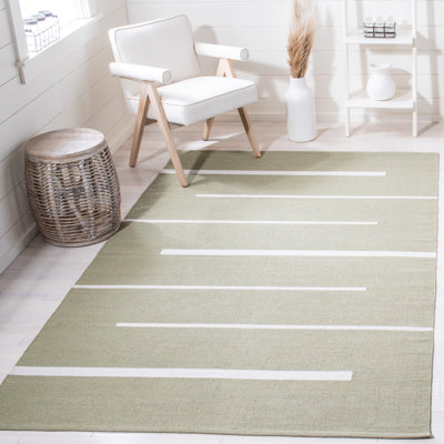 Estis Hand Woven Cotton Striped Rug