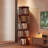 5 Tier Rotating Bookshelf, 360° Display Round Spinning Bookshelf, Space-Saving, Small Space Rotating Bookshelf Tower For Bedroom, Living Room, Home, Office, Walnut-552707402