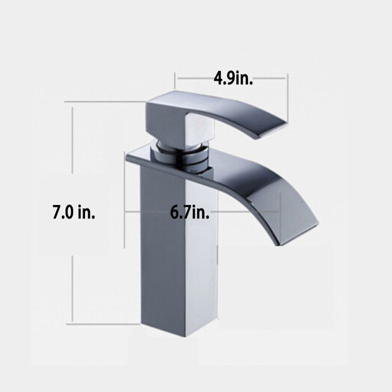 Single-Hole Single-handle Bathroom Faucet, Chrome