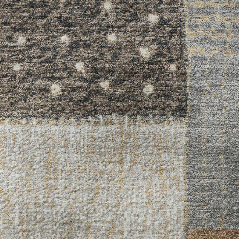 Premium Machine Washable Millbrook AMF1960 Geometric Rug, Rectangle 5' x 7'6"