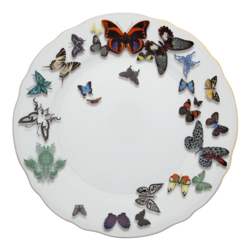 Assiette plate 10 "Butterfly Parade