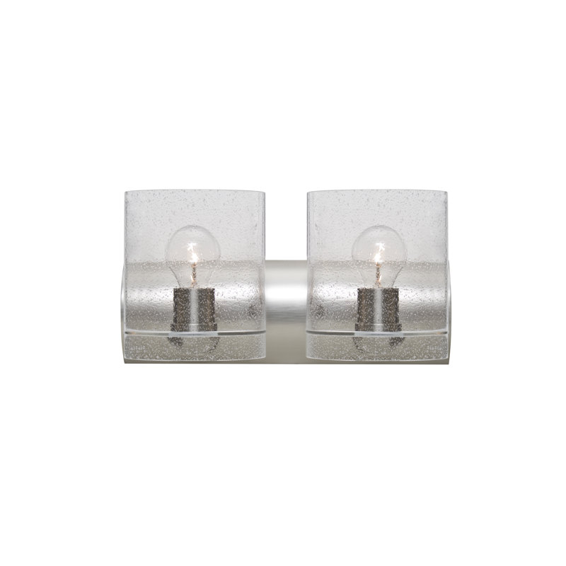 Éclairage pour meuble-lavabo 2 lumières Celtic, Nickel satiné