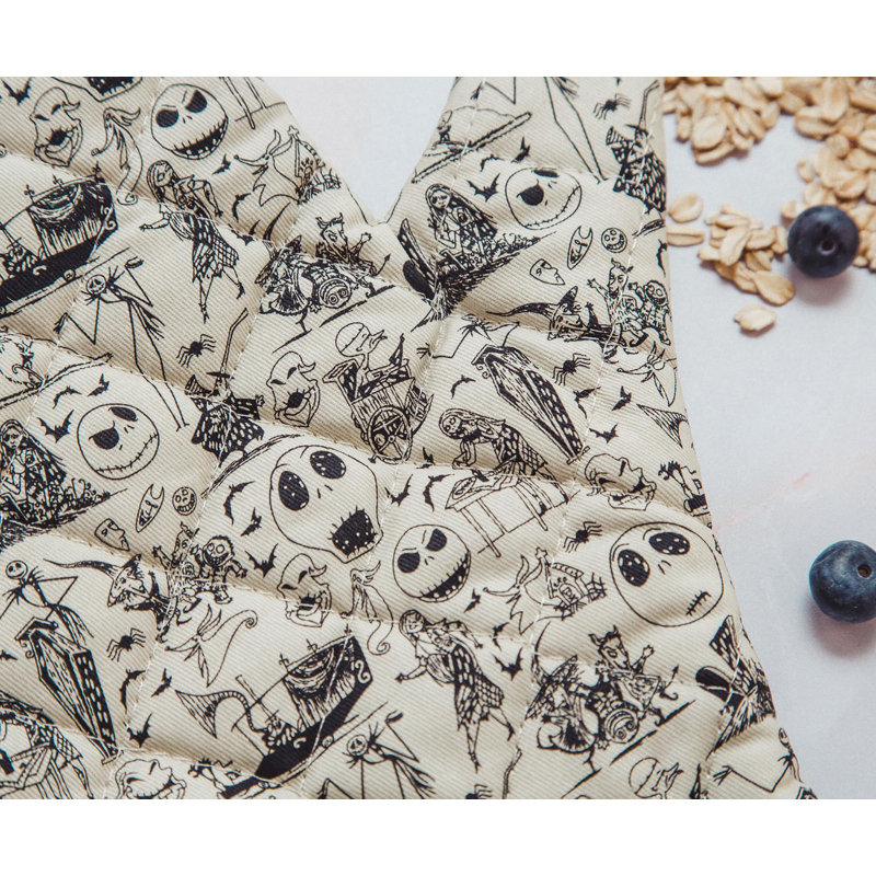 Gant de cuisine noir et blanc Disney