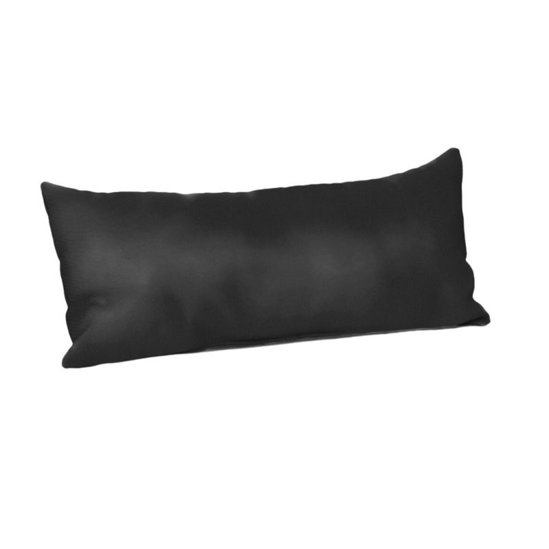 Sunbrella® Outdoor Reversible Throw Pillow, Canvas Black Sunbrella®