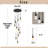 10-lights Black Large K9 Crystal Chandeliers For High Ceiling
