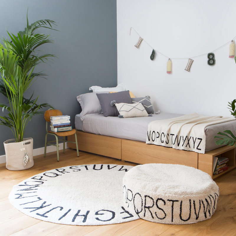 Tapis rond lavable ABC Lorena Canals