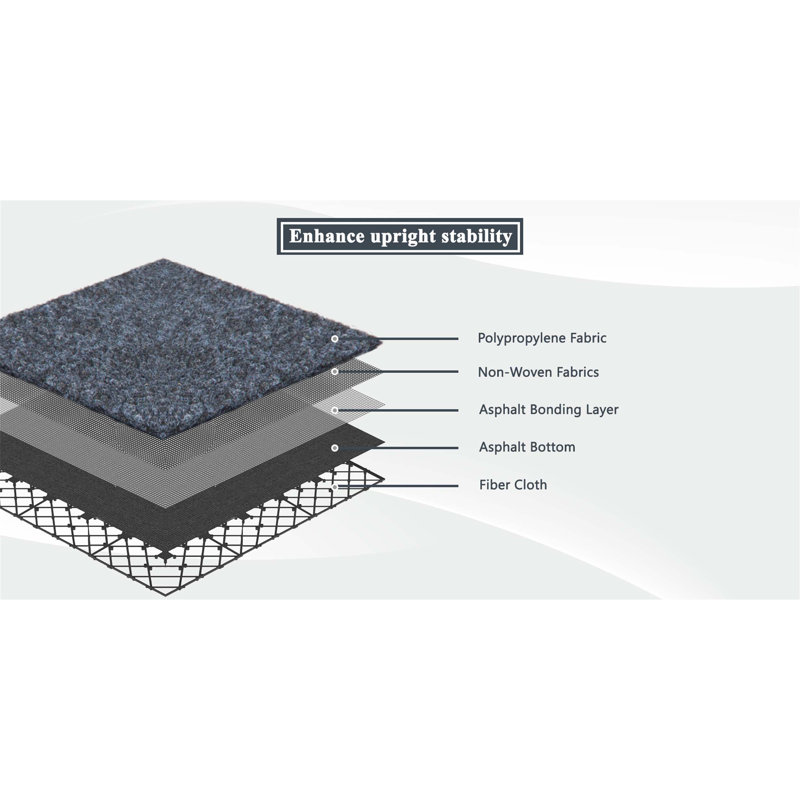Carreaux de terrasse en plastique mat de haute qualité avec surface semblable à un tapis, durables et faciles à entretenir pour des espaces intérieurs et extérieurs polyvalents