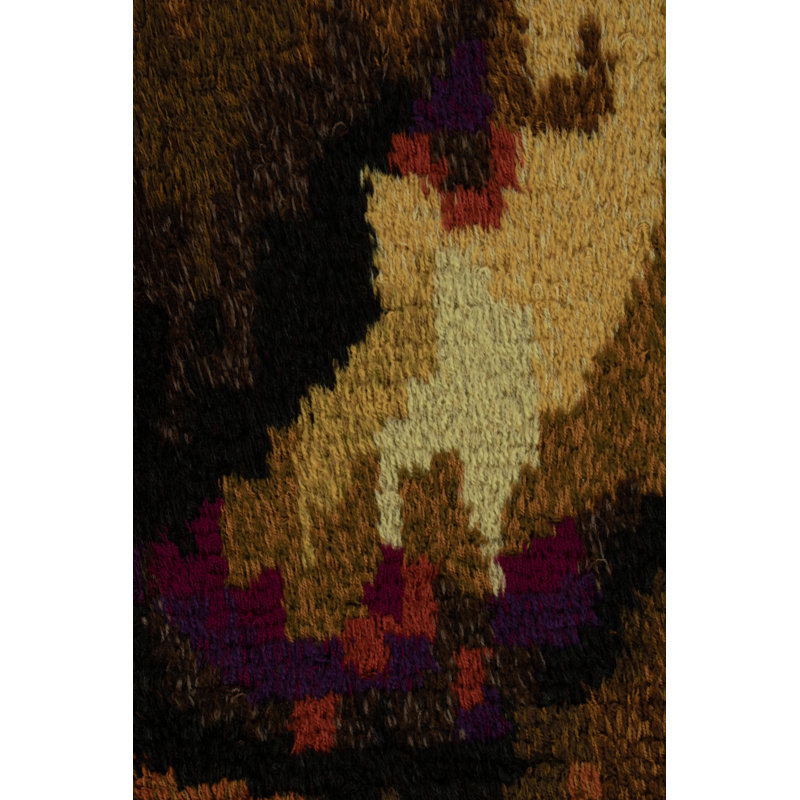 Scandinavian One-of-a-Kind 3'5x6'1 Hand Knotted Area Rug