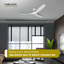 Élégance élégante: ventilateur de plafond blanc mat de 70 po Maverick par Visual Comfort