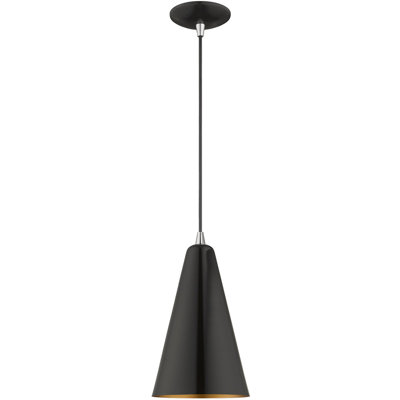 Luminaire suspendu conique 1 lumière Cinnante