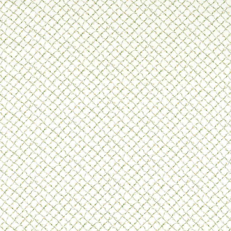 Daisy Trellis Fabric