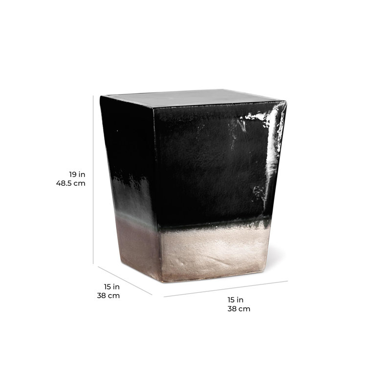 Ceramic Furniture Outdoor Square Side Table