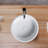 Wenty 16.75'' White Ceramic Circular Bathroom Sink