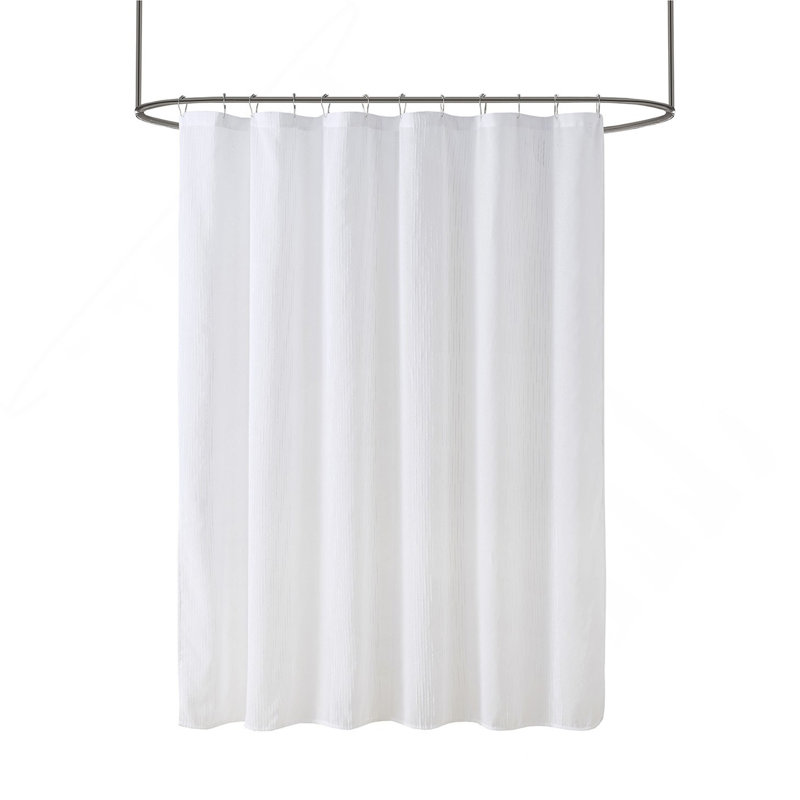 Sheer Shower Curtain, White