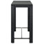 Adhithya Rectangular Metal Outdoor Bar Table , cm W 60.5cm cm D-143519565-143519566
