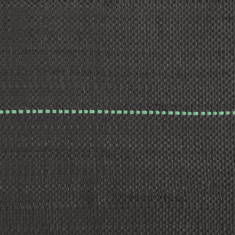 Vidaxl Weed Membrane Black 2X150 M PP, 2500cm W x 200cm D