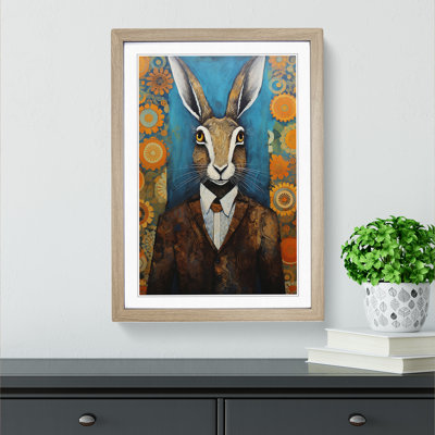 Hare Expressionism No.2 - Framed Print