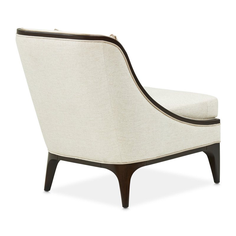 Paris Chic Accent Chair - Cremini/Espresso