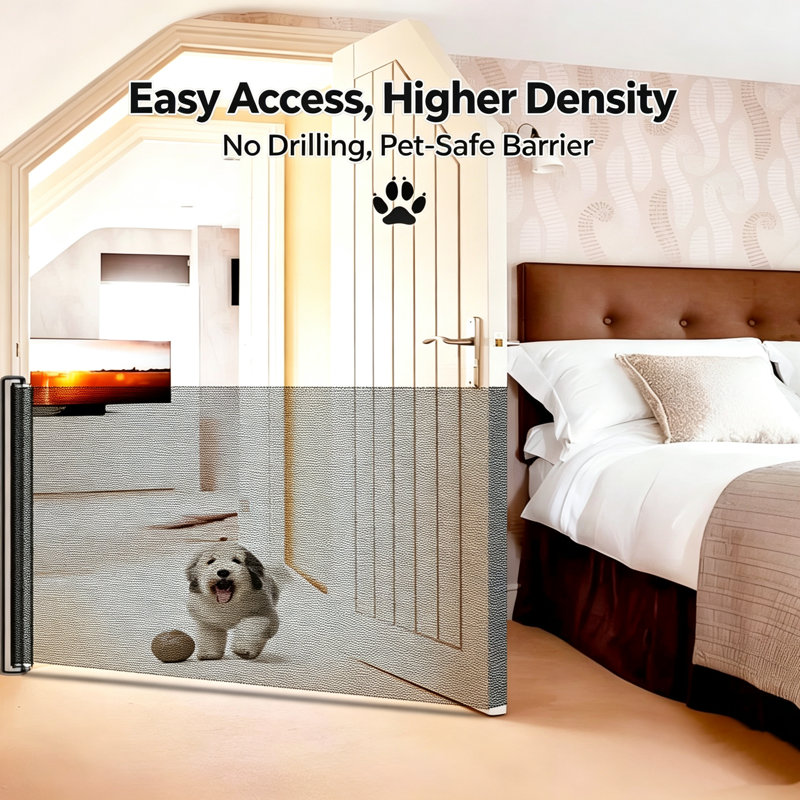 Barrière de sécurité pour animal 51,18 po x 30,71 po