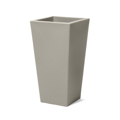 Step2 Tremont Square Tall Tapered Plastic Outdoor Planter