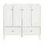Meuble-lavabo de 36 po sans comptoir, armoire de rangement en bois massif seulement, meuble-lavabo autoportant avec 4 portes à fermeture douce et 2 tiroirs-115302027