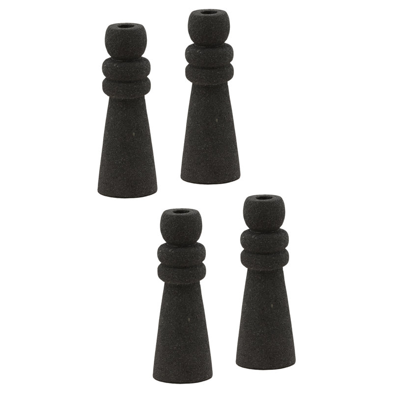 Ensemble de 4 bougeoirs Irondale gris