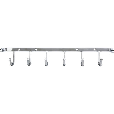 Polished Chrome 11" Screw Mounted Belt Rack
