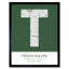 Tegucigalpa City Map Tegucigalpa Green 1 Piece Single Picture Frame Wall Art