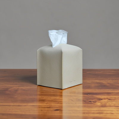 Modern PU Leather Tissue Box Cover