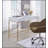 Chic Rectangular Vanity Desk with Stylish Storage and Modern Appeal