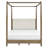 Canopy Bed Queen Brown See Below
