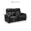 Causeuse inclinable électrique avec console Boyington