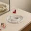 Plateau rond 100% marbre-112654042