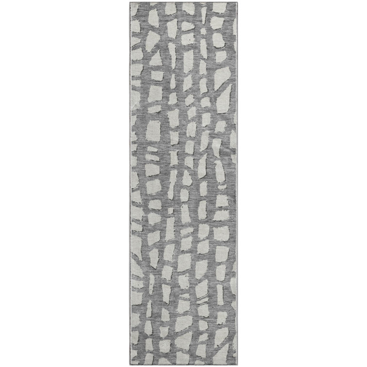 Premium Machine Washable Prisco Gray Rug