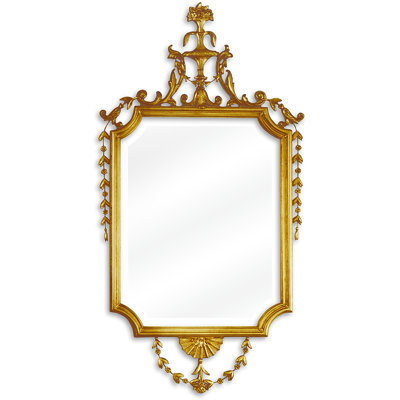 The Branding Wood Flat Wall Mirror