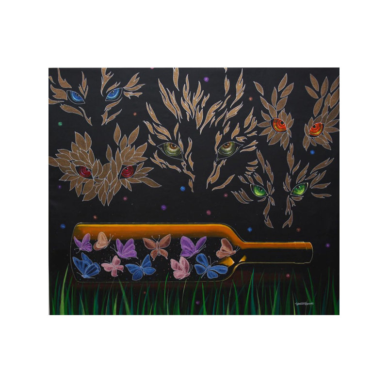 La fête de la bête | Acrylique sur toile | Par Anjali Aggarwal