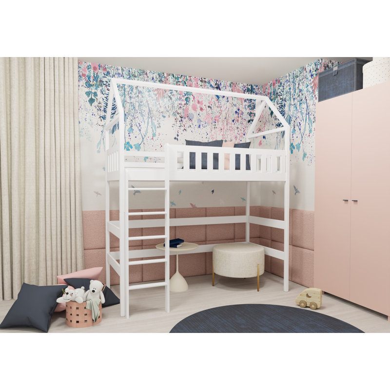 Izayah European Single (90 X 200 Cm) Loft Bed House Beds